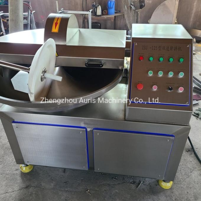 Different Volume 20L 80L 125L Chopper Minced Meat Bowl Cutter for Sausage Production Line