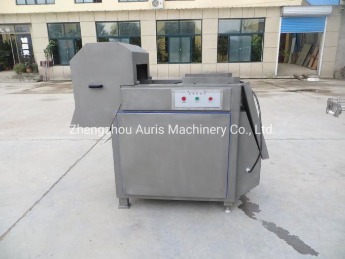 Frozen Mutton Chicken Duck Trotters Cutter Slicer Meat Cubes Maker Making Sausage Production Line