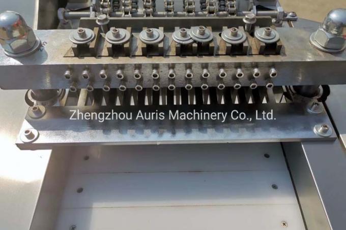 Automatic Broiler Chicken Cube Cutter Whole Meat and Bone Cutting Machine Steak Lamb Chop Dicing Machine