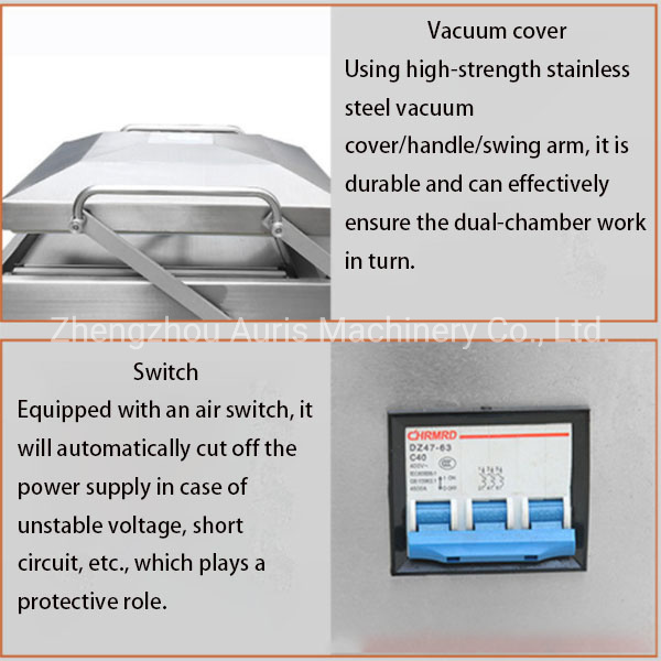 Brother Vm400te Table Single Chamber Nitrogen Gas-Flushing Vacuum Cup Sealer Packing Machine Package