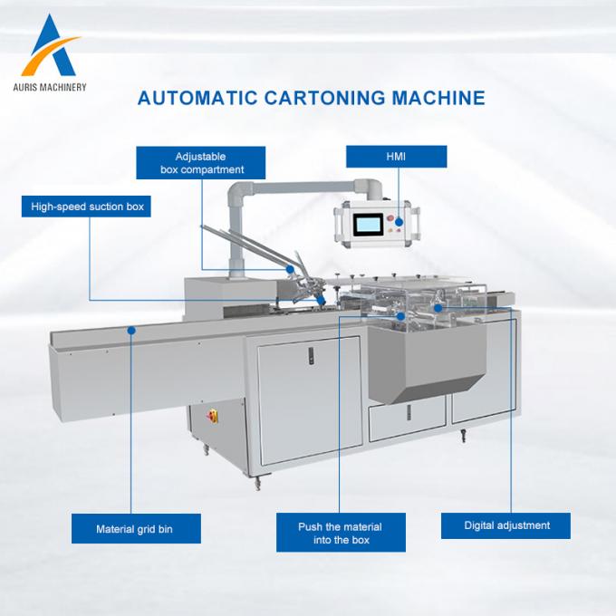 Automatic Horizontal Food Biscuit Hot Melt Adhesive Automatic Sealing Machine Equipment