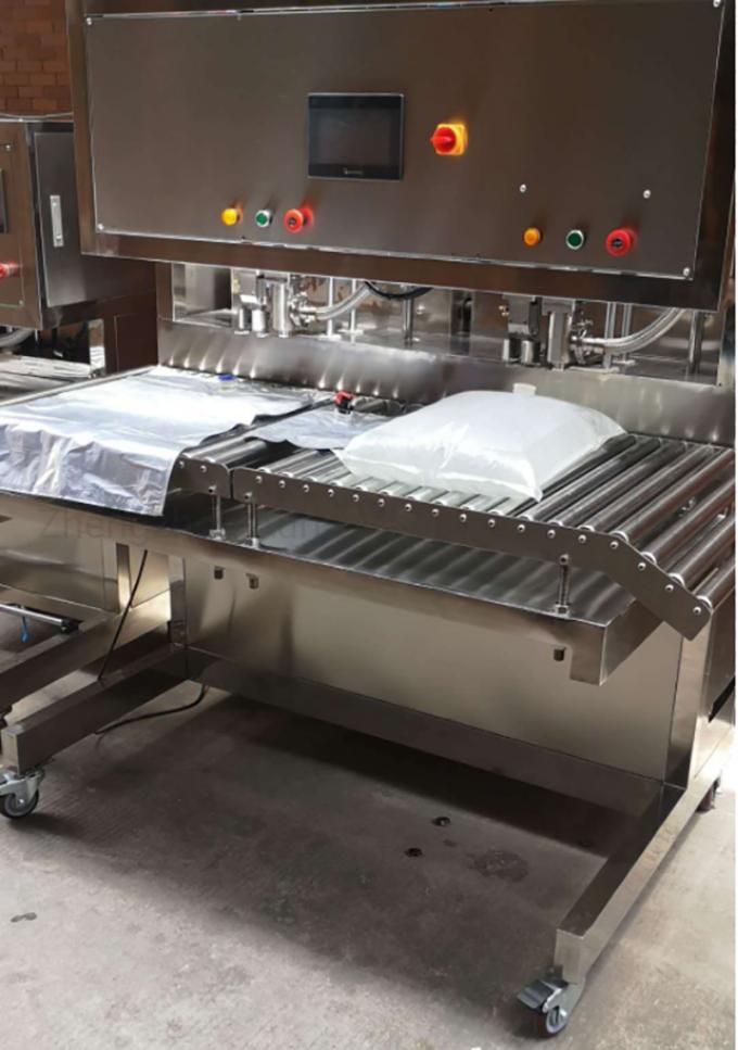 Semi-Automatic Wine Bag in Box Filling and Covering Machine Bib Filler