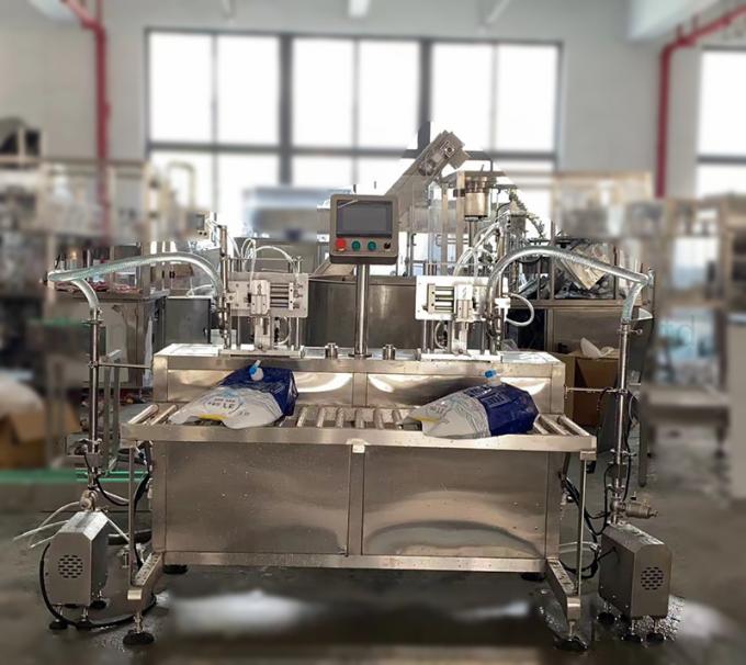 Semi-Automatic Wine Bag in Box Filling and Covering Machine Bib Filler