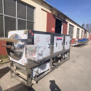 Industrial Peanut Fryer Machine Line Peanuts Kernels Frying Line