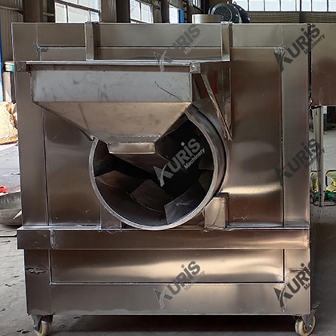 Commercial Drum Rotary Peanut Roasting Machine Walnut Roaster Nut Roasting Machinery