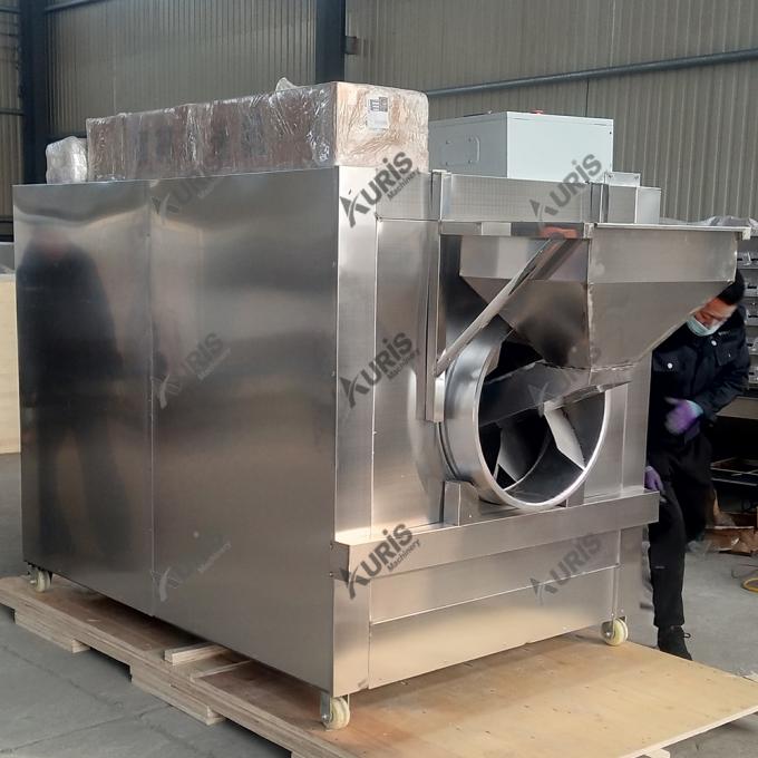 Commercial Drum Rotary Peanut Roasting Machine Walnut Roaster Nut Roasting Machinery