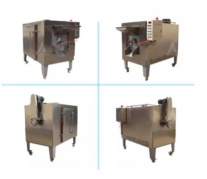 Commercial Industrial Dry Cocoa Bean Peanut Coffee Bean Roaster Drum Machine