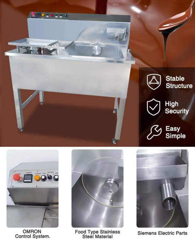 Jzj30 High Quality Industrial Chocolate Pouring Pot Chocolate Melting Tempering Machine