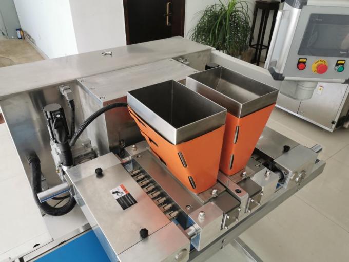 Industrial Snack Machines Two Color Center Filling Hot Chocolate Dispenser Depositor Chocolate Bar Making Forming Machine