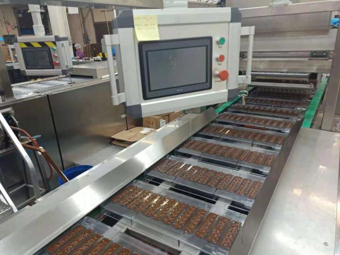 Industrial Snack Machines Two Color Center Filling Hot Chocolate Dispenser Depositor Chocolate Bar Making Forming Machine