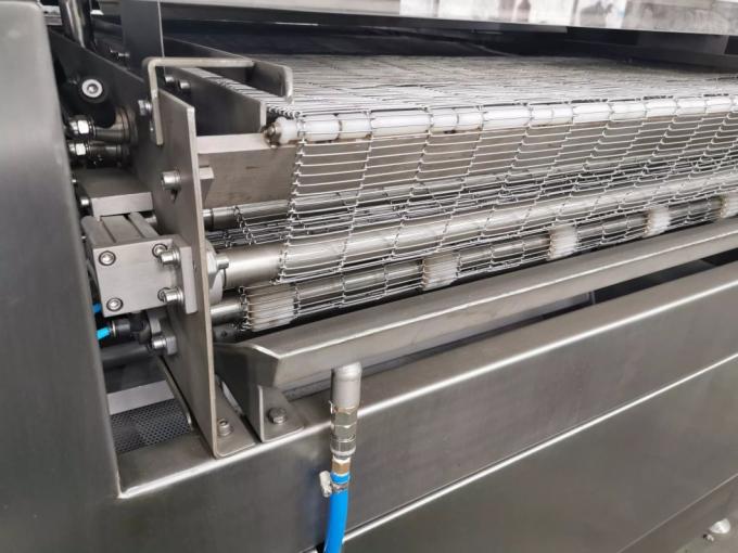 Full Automatic Chocolate Candy Enrober Line Chocolate Enrobing Machine with Cooling Tunnel