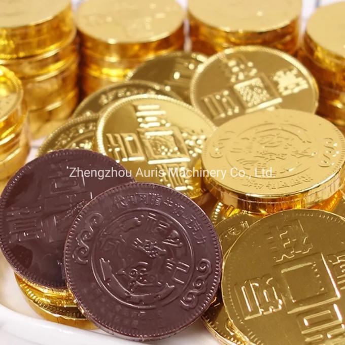 High Quality Chocolate Gold Coin Wrapping Machine Coin Chocolate Packing Machine Gold Coin Chocolate Packaging Machine
