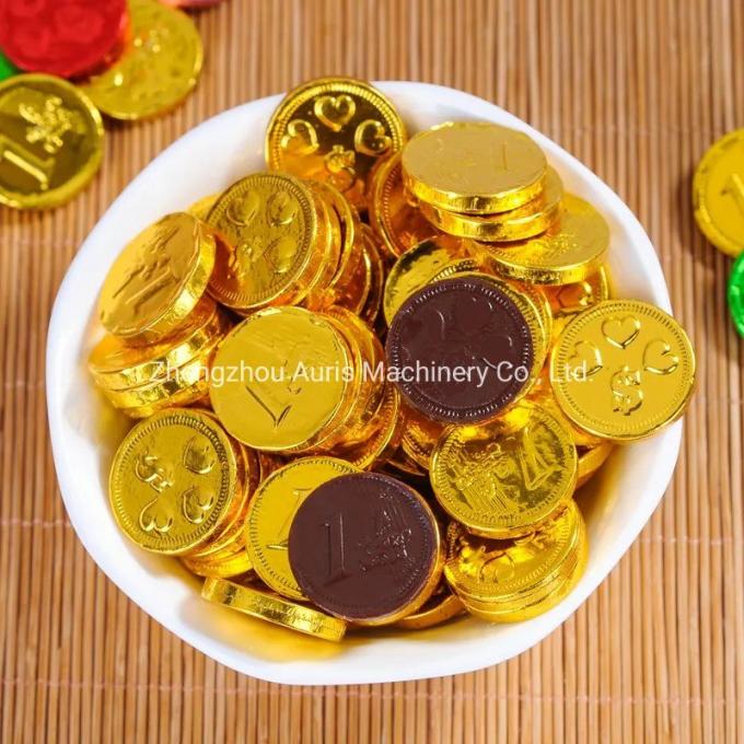 High Quality Chocolate Gold Coin Wrapping Machine Coin Chocolate Packing Machine Gold Coin Chocolate Packaging Machine