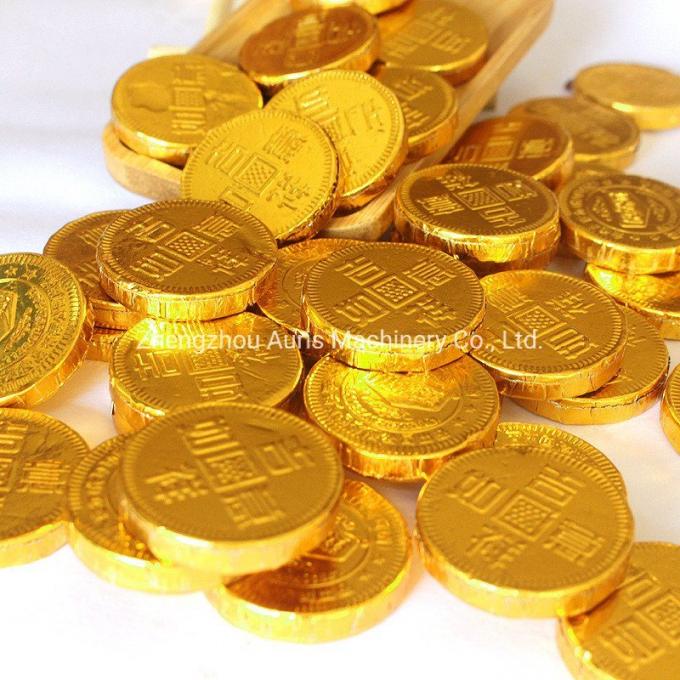 High Quality Chocolate Gold Coin Wrapping Machine Coin Chocolate Packing Machine Gold Coin Chocolate Packaging Machine