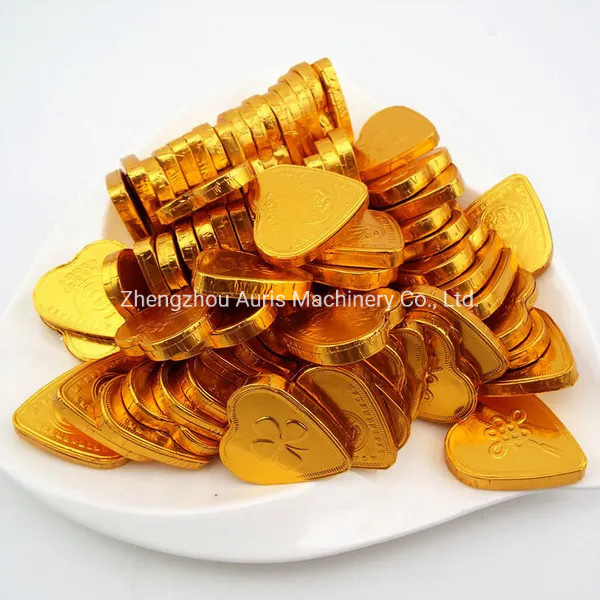 High Quality Chocolate Gold Coin Wrapping Machine Coin Chocolate Packing Machine Gold Coin Chocolate Packaging Machine