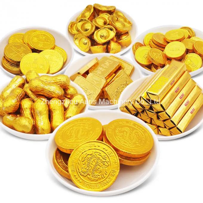 High Quality Chocolate Gold Coin Wrapping Machine Coin Chocolate Packing Machine Gold Coin Chocolate Packaging Machine