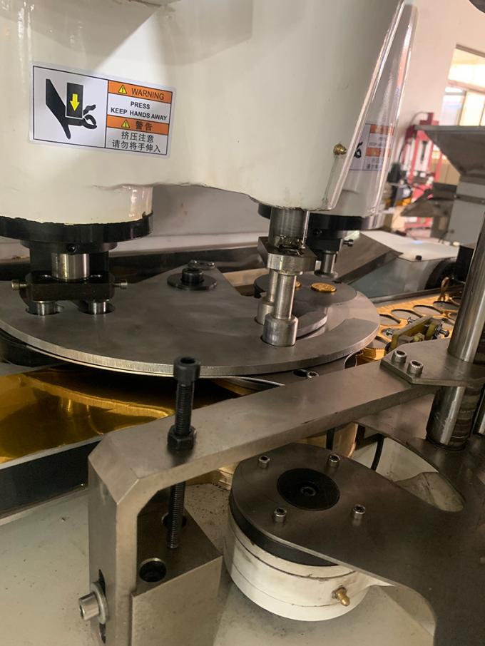 Commercial Small Gold Aluminum Foil Different Shape Coin Chocolate Wrapping Making Machine Chocolate Packing Machine