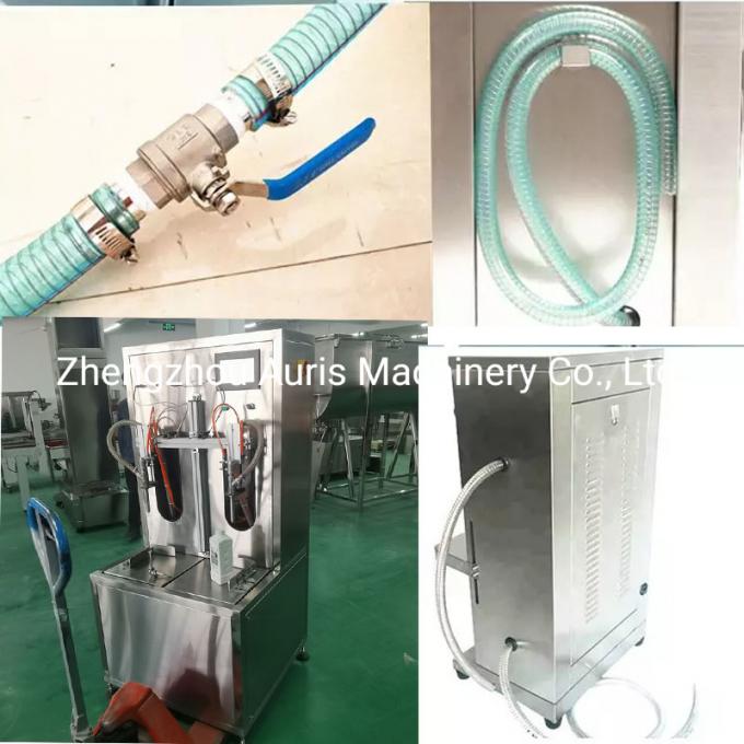 Automatic 2 Weighing Big Buckets 10L 50L 100L Filling Machine for Water Beverage Liquid Milk Cocoa Butter Chocolate Paste Jam