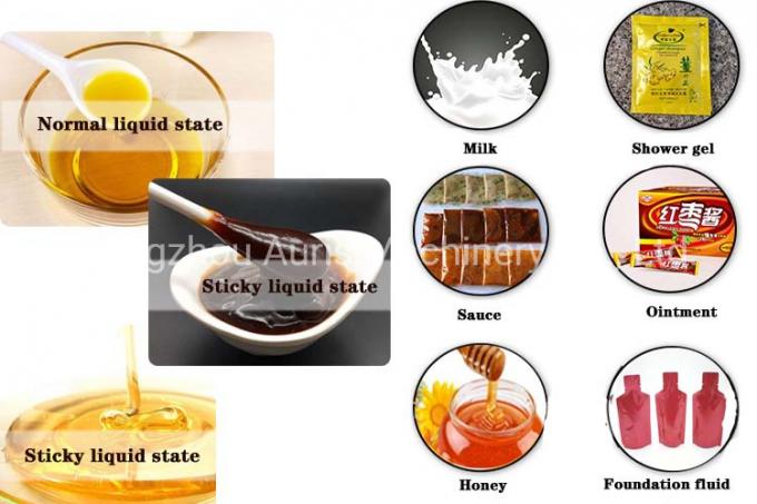 Full Automatic Tomato Paste Mayonnaise Jam Chocolate Sauce Ketchup Honey Liquid Filling and Sealing Packing Machine
