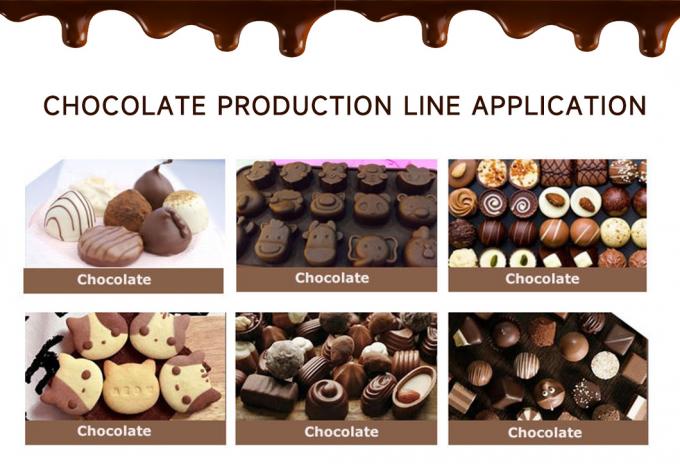 500kg Chocolate Making Machinery Tempering SUS304 Chocolate Mould Cocoa Butter 5