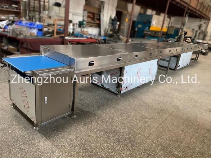 Chocolate Candy Tempering Coating with Cooling Tunnel