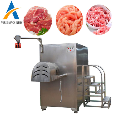 Duck Skeleton Frozen Meat Grinder 15kw 5000kg/H Industrial Meat Mincer Machine