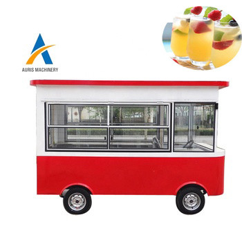 Electric Food Vending Cart Mobile Ice Cream Cafe Bar Food Trailer Food Cart