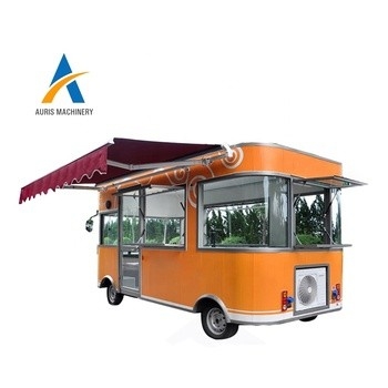 Electric Food Vending Cart Mobile Ice Cream Cafe Bar Food Trailer Food Cart