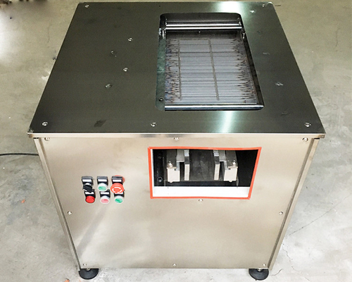 Diagonal Automatic Fish Cutting Machine Carp Salmon Slicing Fish Deboning Machine