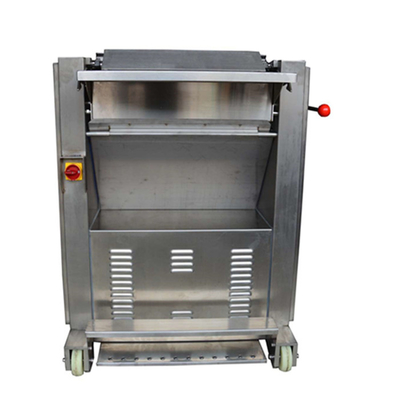 Rind Peeling Meat Cutting Machine 105 KG Mutton Industrial Meat Grinder