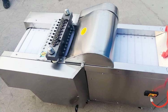 Poultry Fish Dicing Machine Duck Cube Meat Cutting Machine