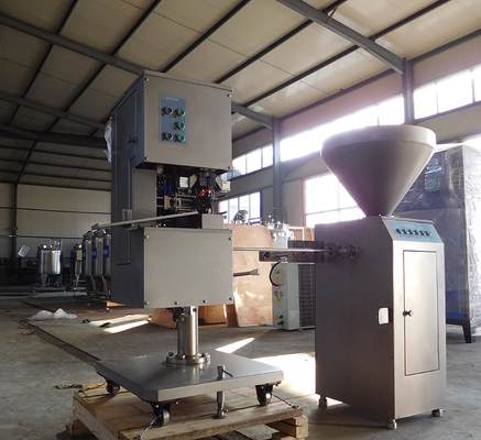 Aluminum Wire Motorized Sausage Stuffing Machine Enema Ham Making Machine