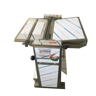 750w Automatic Pig Meat Cutting Machine Fatty Pork Skin Peeling Machine