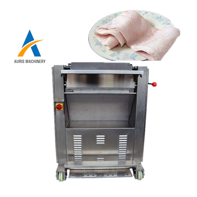 750w Meat Chicken Cutting Machine Animal Pork Skinner Removing Machine