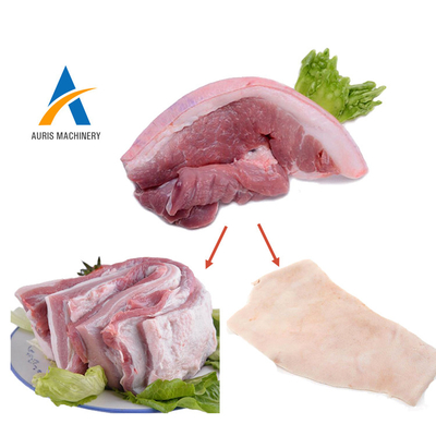 750w Meat Chicken Cutting Machine Animal Pork Skinner Removing Machine