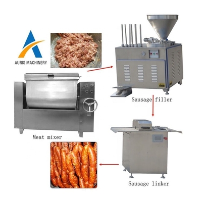 2000kg Per Hour Sausage Making Machine Stuffing Meat Processing Machinery