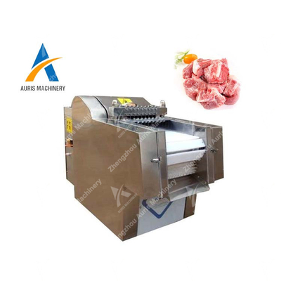 1.5kw Frozen Meat Dicing Machine 300kg/H Chicken Cube Slicer Machine
