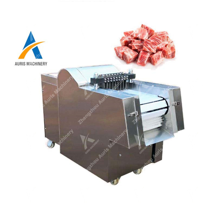 1.5kw Frozen Meat Dicing Machine 300kg/H Chicken Cube Slicer Machine