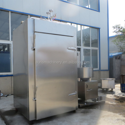 100kg Bacth Meat Smoker Machine 100kg/H Sausage Smokehouse Oven