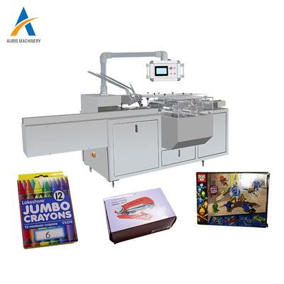 Horizontal Cartoning Automatic Food Packing Machine Hot Melt Adhesive Sealing