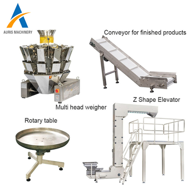 Vertical Nut Packaging Machine 304ss Food Packing Weighing Machine