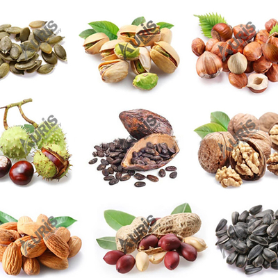 Drum Rotary Peanut Roasting Machine 500kg Walnut Cashew Roasting Machine