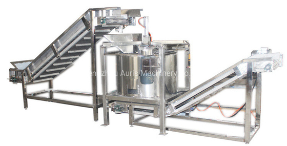 Industrial Nut Roasting Machine Sugar Salt Flavor Walnuts Frying Processing Line