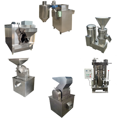 24kw Bean To Bar Chocolate Machine 200kg Cacao Powder Production Line
