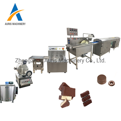 Cocoa Chocolate Processing Machinery 100kg Electric Peanut Butter Processing Line
