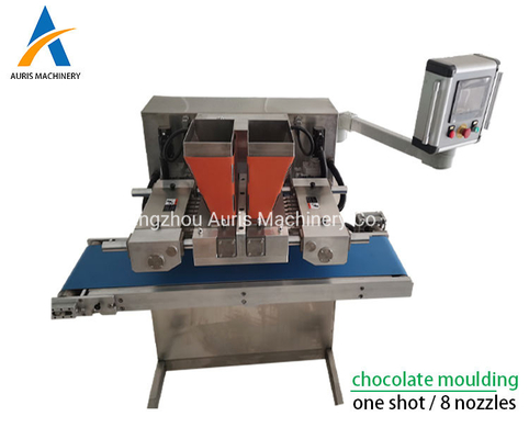 6PCS Min Chocolate Pouring Machine 304ss Coating Chocolate Depositing Line
