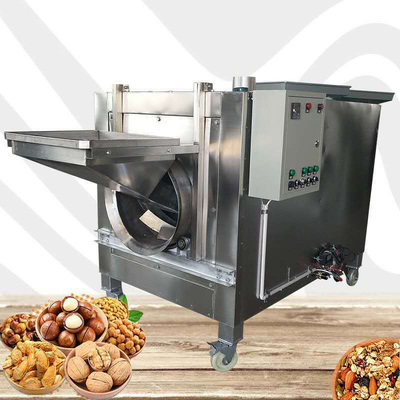 Automatic 200kg/H Nuts Processing Machine Cashew Peanut Roasting Machine