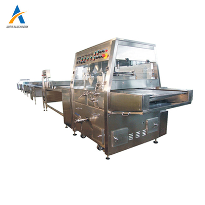 Sss304 Automatic Chocolate Coating Machine Cooling Tunnel Candy Enrober