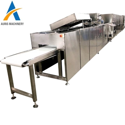 Sss304 Automatic Chocolate Coating Machine Cooling Tunnel Candy Enrober