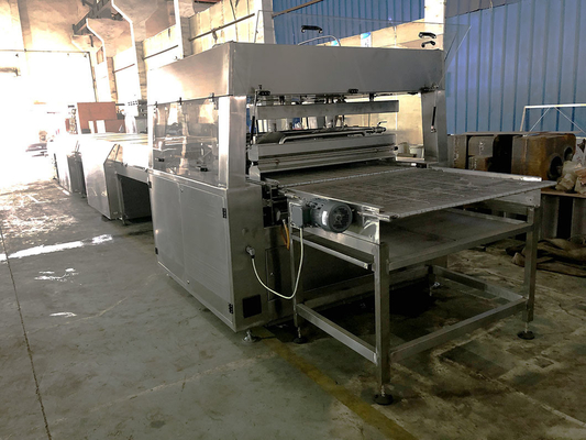 Sss304 Automatic Chocolate Coating Machine Cooling Tunnel Candy Enrober